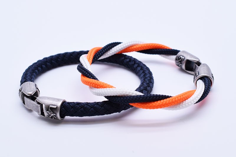 MUST 06 - Bianco - Arancio Fluo - Blue Navy / Blue Navy 