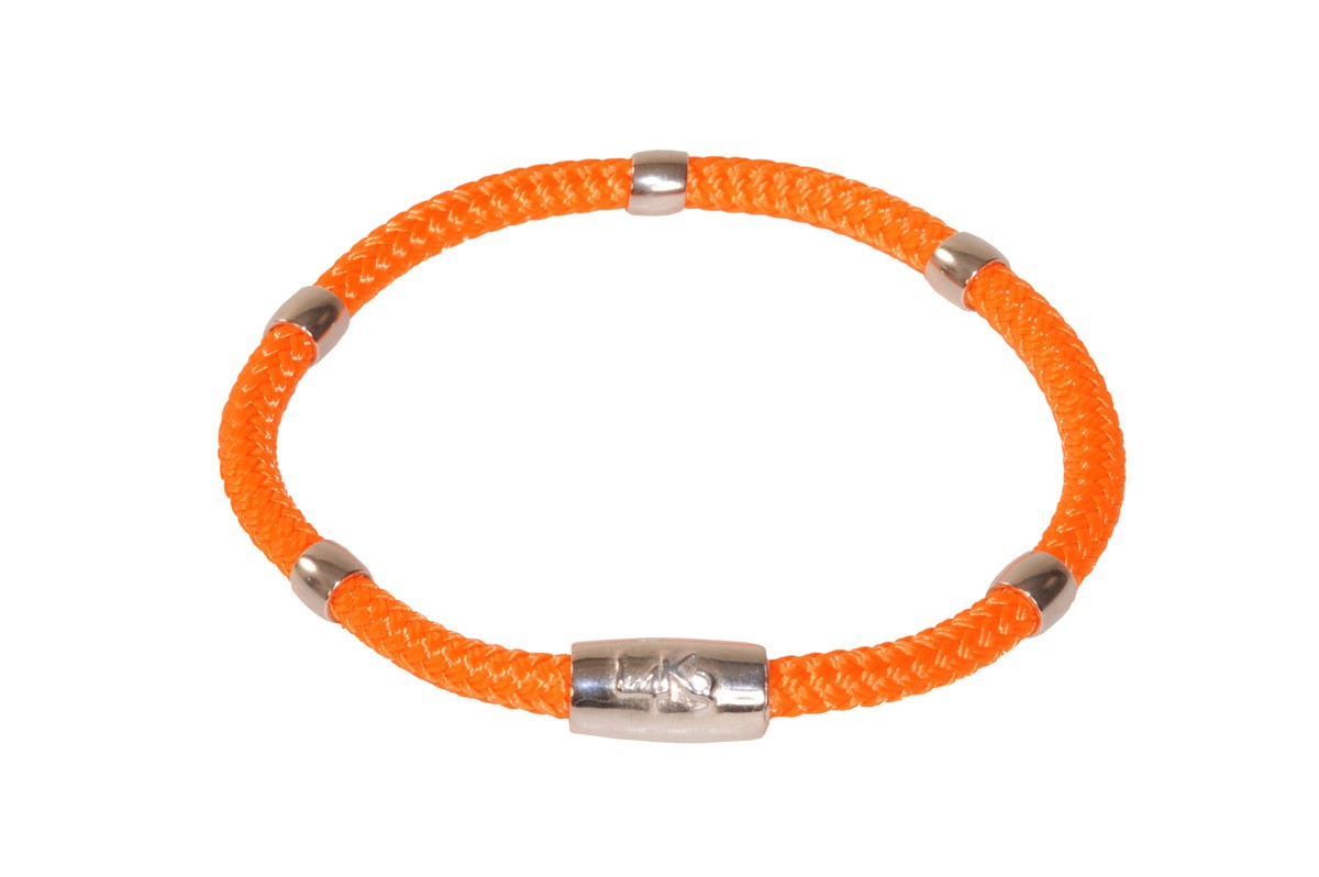 Bracciale 5 POLI 08- ARANCIO FLUO