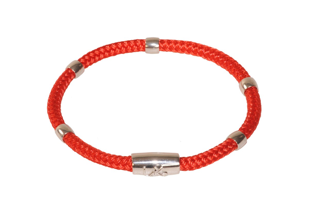 Bracciale 5 POLI 07-ROSSO