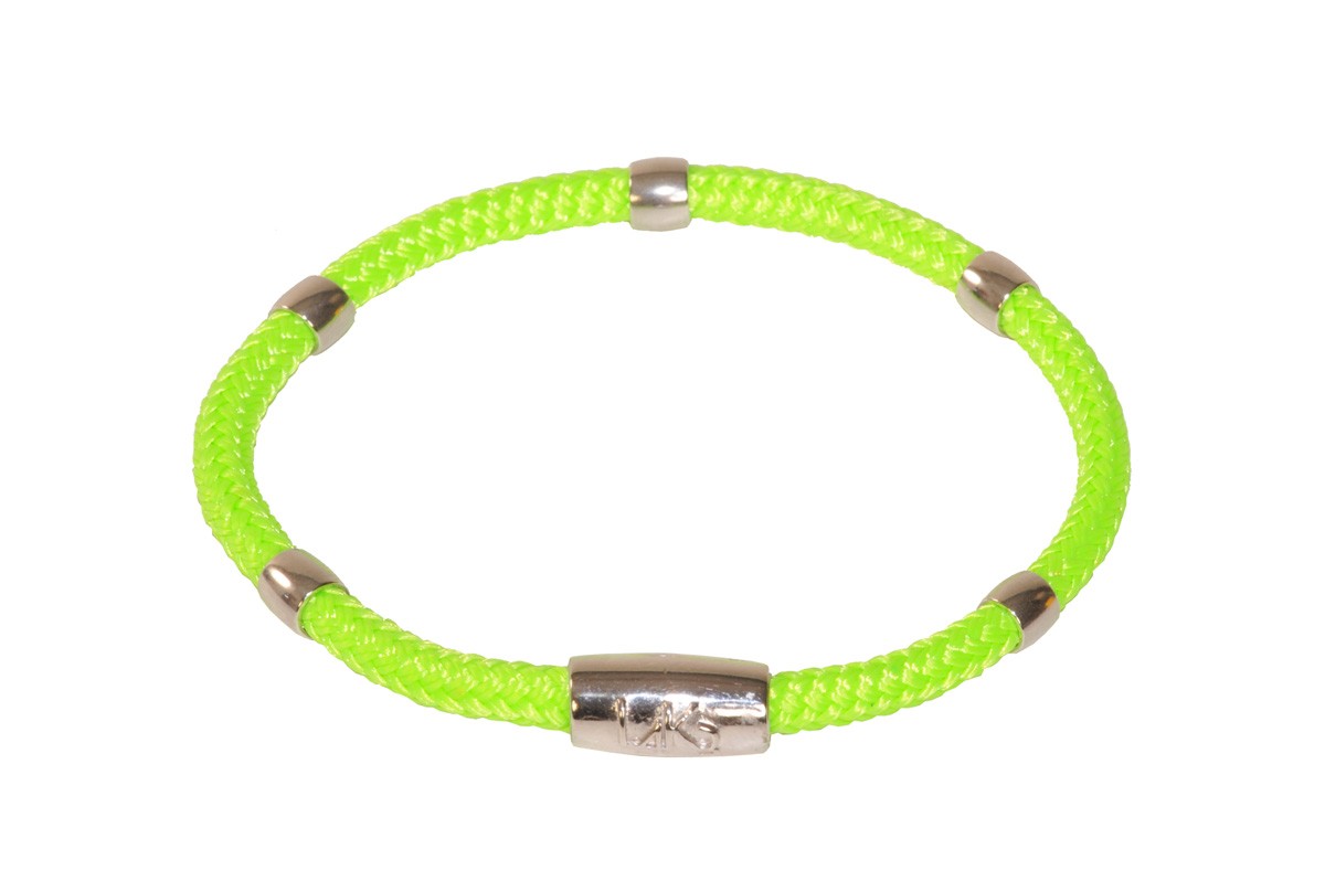 Bracciale 5 POLI 10-VERDE FLUO