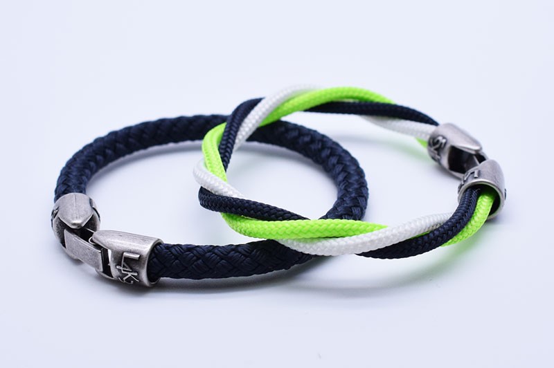 MUST 07 - Bianco - Verde Fluo - Blue Navy / Blue Navy