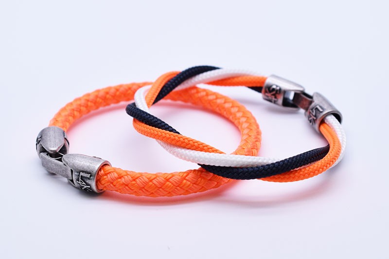 MUST 15 - Bianco - Arancio Fluo - Blue Navy / Arancio Fluo