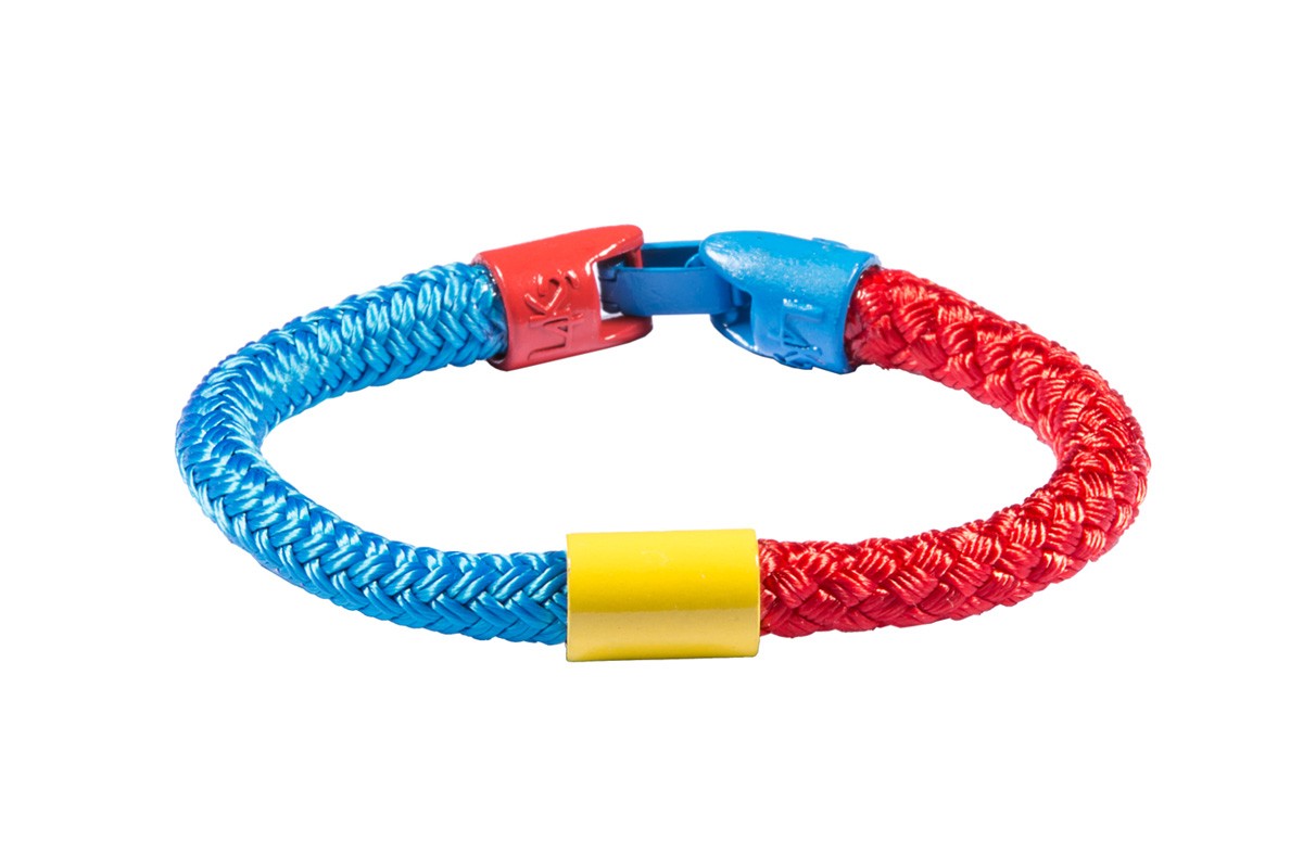 Bracciale TOY 01-AZZURRO GIALLO ROSSO