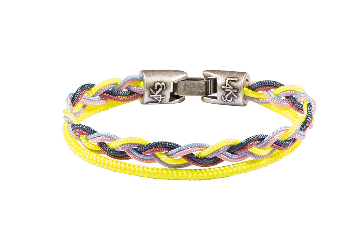 Bracciale TRECCIA 04-GIALLO