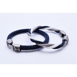 MUST 02 - Bianco - Silver - Blue Navy / Blue Navy