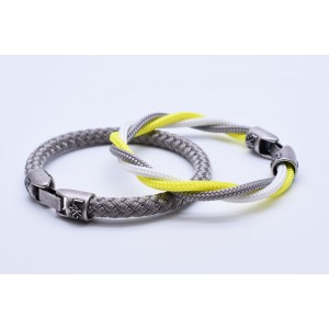 MUST 08 - Bianco - Giallo Fluo - Silver / Silver