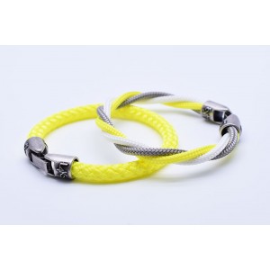 MUST 14 - Bianco - Giallo Fluo - Silver / Giallo Fluo