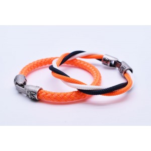 MUST 15 - Bianco - Arancio Fluo - Blue Navy / Arancio Fluo