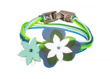 Bracciale KURDì FIORI 03-VERDE