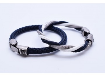 MUST 02 - Bianco - Silver - Blue Navy / Blue Navy