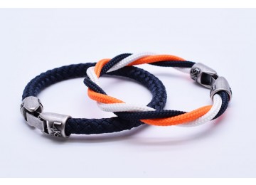 MUST 06 - Bianco - Arancio Fluo - Blue Navy / Blue Navy 