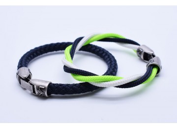 MUST 07 - Bianco - Verde Fluo - Blue Navy / Blue Navy