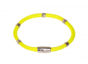 Bracciale 5 POLI 09-GIALLO FLUO