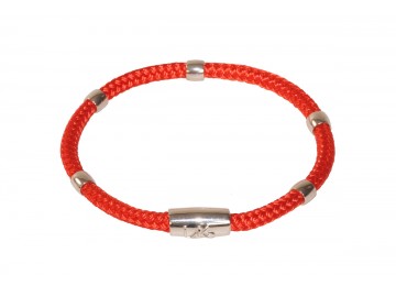 Bracciale 5 POLI 07-ROSSO