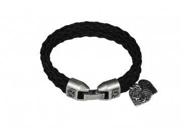 Bracciale in corda SQUA CUORE - 03