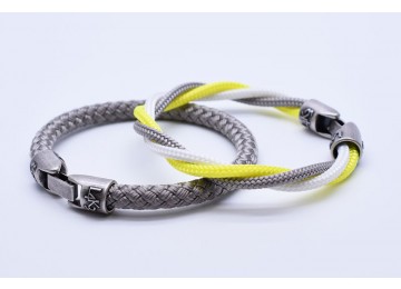 MUST 08 - Bianco - Giallo Fluo - Silver / Silver