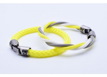 MUST 14 - Bianco - Giallo Fluo - Silver / Giallo Fluo