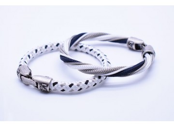 TAYLOR 04 - Blue Navy - Bianco - Silver / Bianco spie color